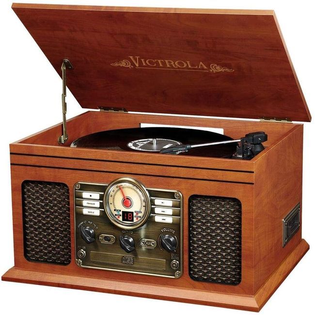 Retro Platenspeler (met bluetooth)