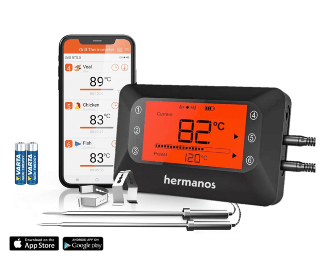 Bluetooth vleesthermometer