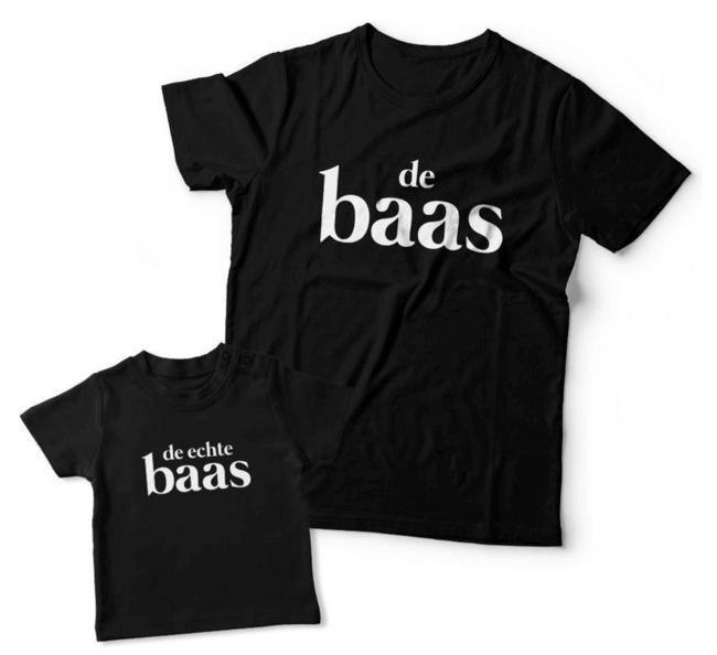 Matching t-shirts Vader en Zoon