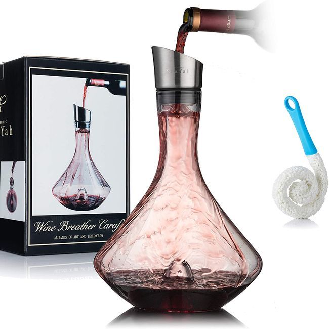 Decanteer-karaf met beluchter