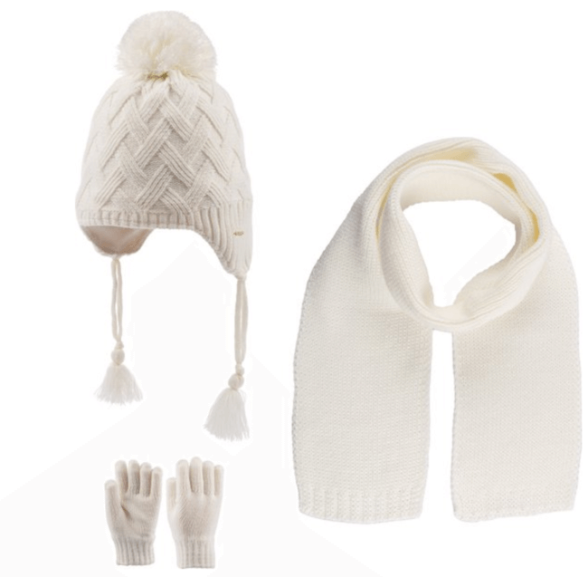 Winter set 3-delig Muts, Sjaal en Wanten