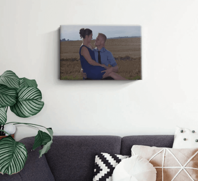 Foto op canvas