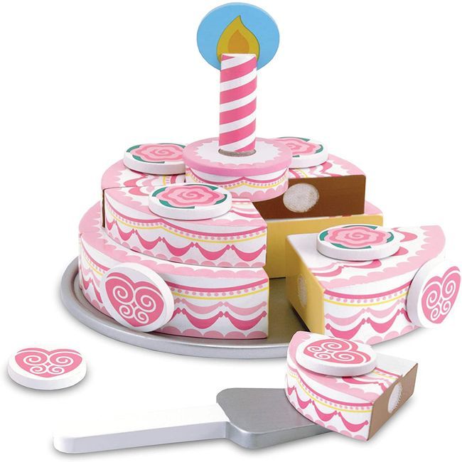 Houten Verjaardagstaart Set
